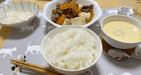 食がしっかりしている